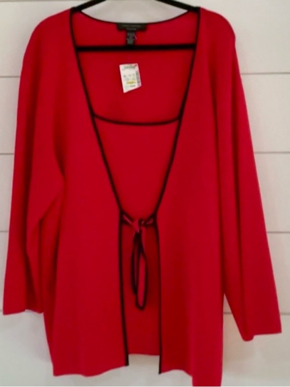 Cable and Gauge Knot-Front Cardigan